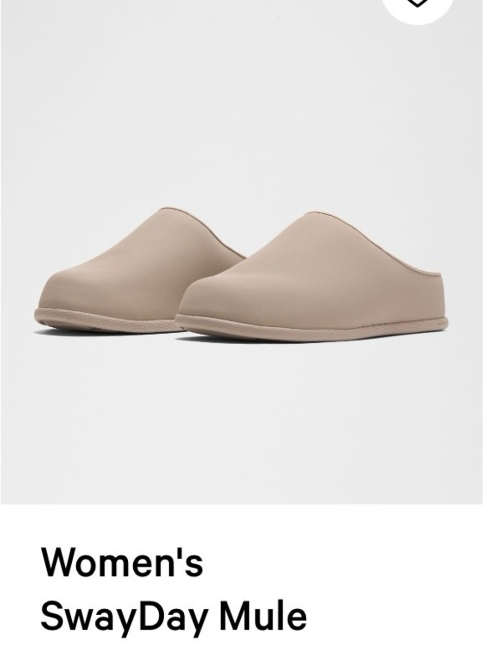 lululemon athletica Women's SwayDay Mule - Taupe